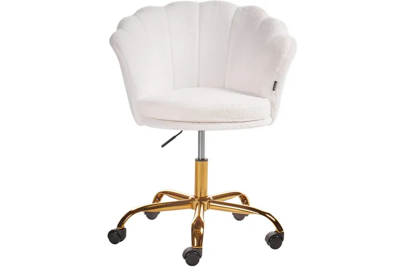 Kontorsstol Monticello Vitt/guld/svart - Vitt/guld/svart - Products - Möbler - Fåtölj & stolar - Kontorsstol & skrivbordsstol