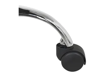 Kontorsstol Solid Svart/Silver - Svart/Silver - Products - Möbler - Fåtölj & stolar - Kontorsstol & skrivbordsstol