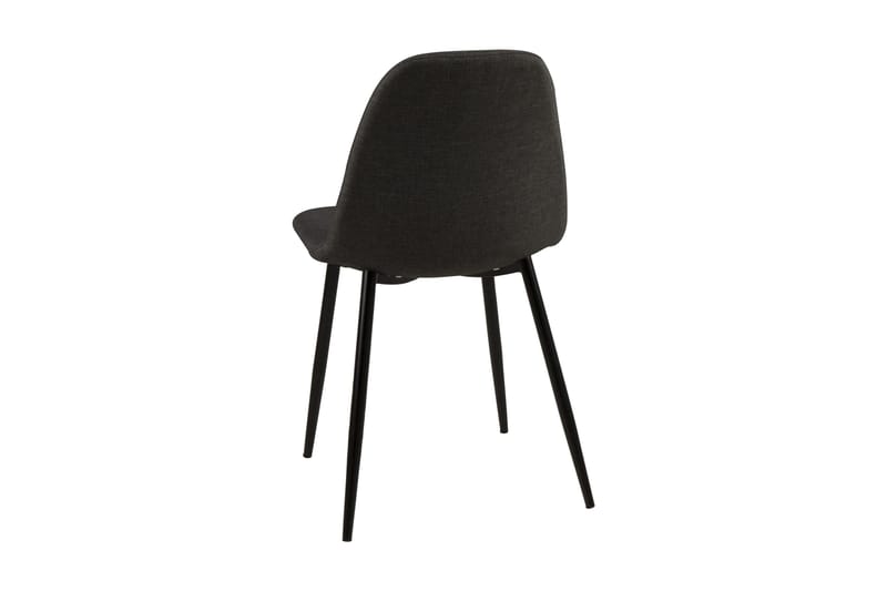 Lilyra Köksstol - Mörkgrå/Svart - Products - Möbler - Fåtölj & stolar - Matstol & köksstol