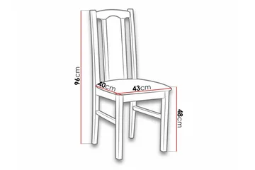 Lufti Matstol - Brun - Products - Möbler - Fåtölj & stolar - Matstol & köksstol