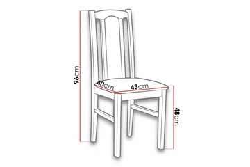 Lufti Matstol - Brun - Products - Möbler - Fåtölj & stolar - Matstol & köksstol