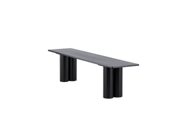 Matbänk Olivia 40x180x45 cm - Svart - Products - Möbler - Fåtölj & stolar - Sittbänk