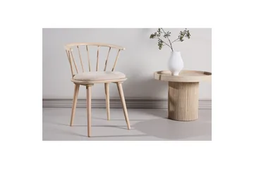 Matstol Bobby - Beige - Products - Möbler - Fåtölj & stolar - Karmstol