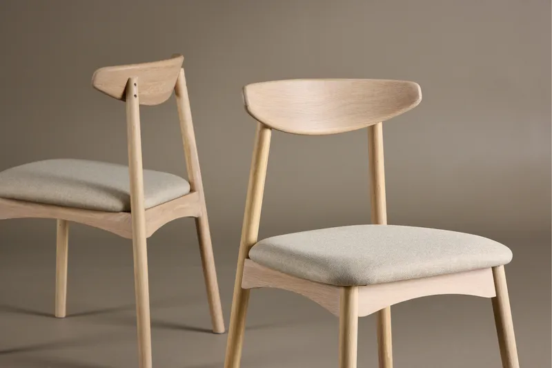 Matstol utan armstöd VIND Ven Dining Chair Whitewash - Products - Möbler - Fåtölj & stolar - Matstol & köksstol