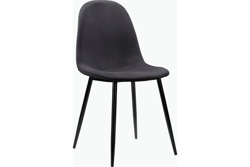 Oktoos Matstol - Antracit/Svart - Products - Möbler - Fåtölj & stolar - Matstol & köksstol