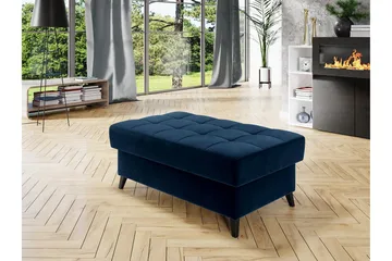 Amshyttan Fotpall 106 cm - Blå - Products - Möbler - Fåtölj & stolar - Pall & puff - Fotpallar