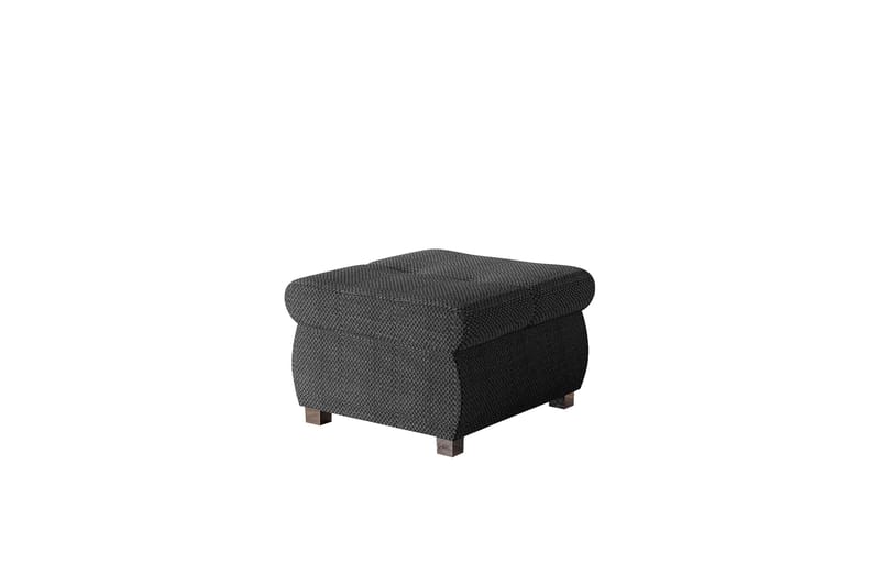 Cerys Fotpall 60 cm - Mörkgrå - Products - Möbler - Fåtölj & stolar - Pall & puff - Fotpallar