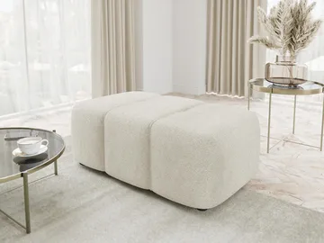 Flo Fotpall 93 cm - Beige - Products - Möbler - Fåtölj & stolar - Pall & puff - Fotpallar