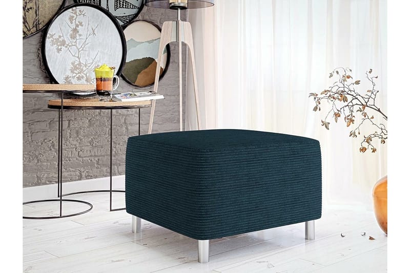 Kintore Fotpall 56 cm Dark blue - Products - Möbler - Fåtölj & stolar - Pall & puff - Fotpallar