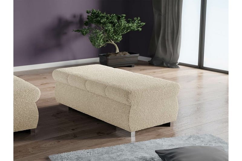 Kintore Fotpall 60 cm beige - Products - Möbler - Fåtölj & stolar - Pall & puff - Fotpallar