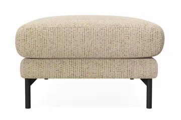Menard Premium Fotpall i Chenille - Beige - Products - Möbler - Fåtölj & stolar - Pall & puff - Fotpallar
