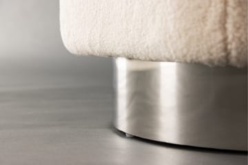 Newton Fotpall - Offwhite - Products - Möbler - Fåtölj & stolar - Pall & puff - Fotpallar