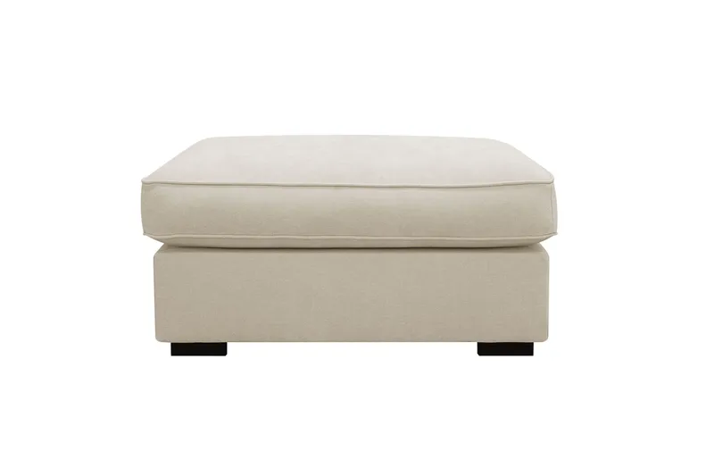 Rossita lyx Fotpall - Beige Tyg - Products - Möbler - Fåtölj & stolar - Pall & puff - Fotpallar