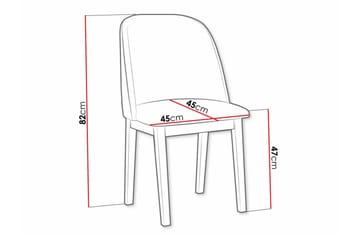 Patrickswell Matstol - Brun - Products - Möbler - Fåtölj & stolar - Matstol & köksstol