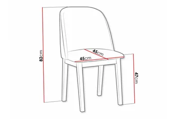 Patrickswell Matstol - Brun - Products - Möbler - Fåtölj & stolar - Matstol & köksstol