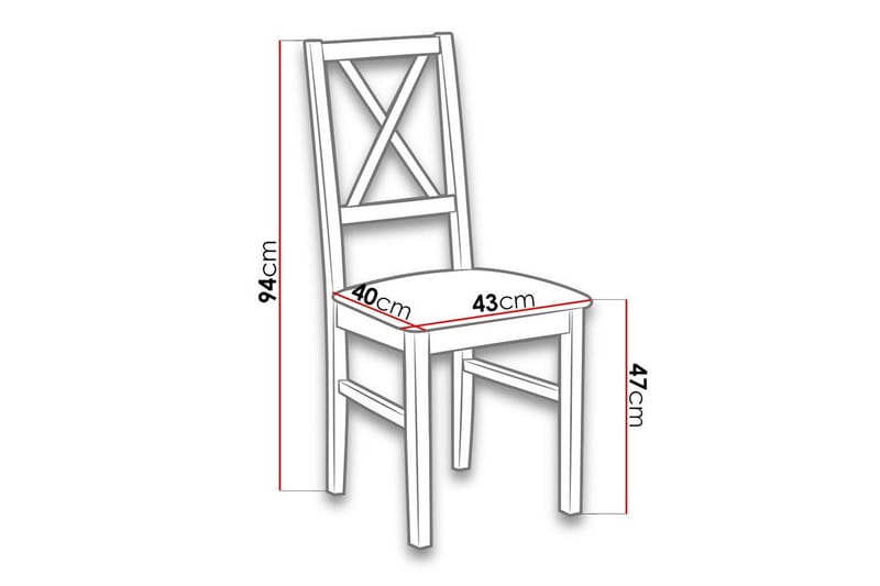 Patrickswell Matstol - Brun - Products - Möbler - Fåtölj & stolar - Matstol & köksstol