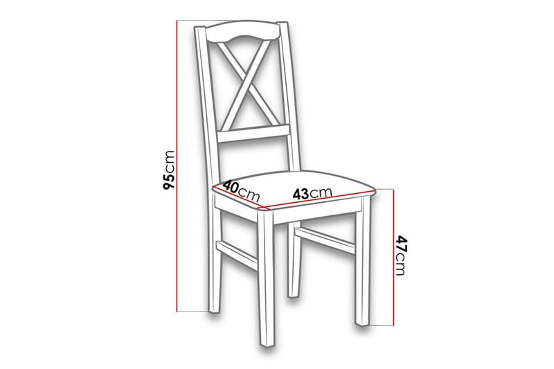 Patrickswell Matstol - Svart - Products - Möbler - Fåtölj & stolar - Matstol & köksstol