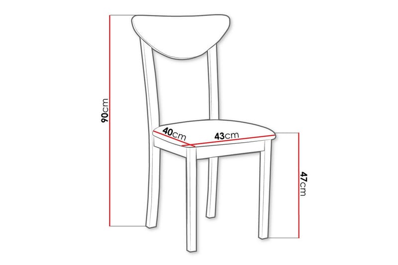 Patrickswell Matstol - Svart - Products - Möbler - Fåtölj & stolar - Matstol & köksstol