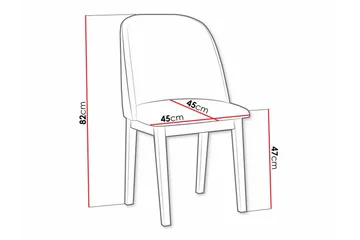 Patrickswell Matstol - Svart - Products - Möbler - Fåtölj & stolar - Matstol & köksstol