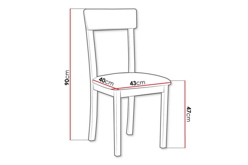 Patrickswell Matstol - Svart - Products - Möbler - Fåtölj & stolar - Matstol & köksstol