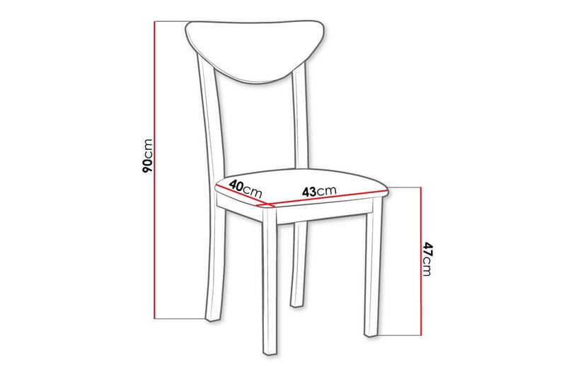 Patrickswell Matstol - Vit - Products - Möbler - Fåtölj & stolar - Matstol & köksstol