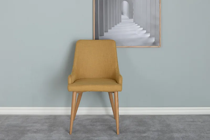 Plaza Karmstol - Gul - Products - Möbler - Fåtölj & stolar - Matstol & köksstol