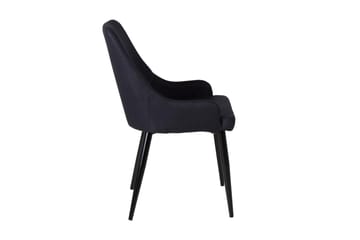 Plaza Matstol - Svart - Products - Möbler - Fåtölj & stolar - Matstol & köksstol