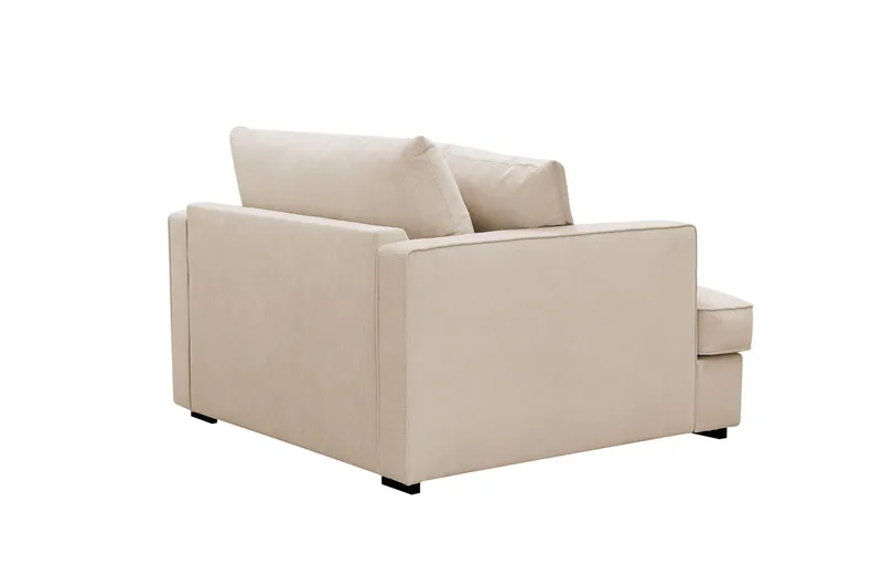 Rossita lyx Extra djup Fåtölj - Beige Manchester - Products - Möbler - Fåtölj & stolar - Fåtölj