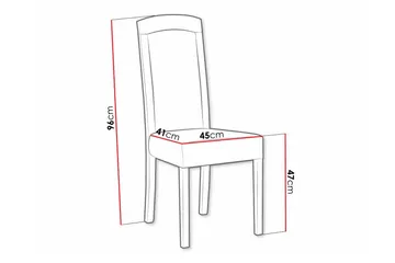 Rowden Matstol - Svart - Products - Möbler - Fåt ölj & stolar - Matstol & köksstol