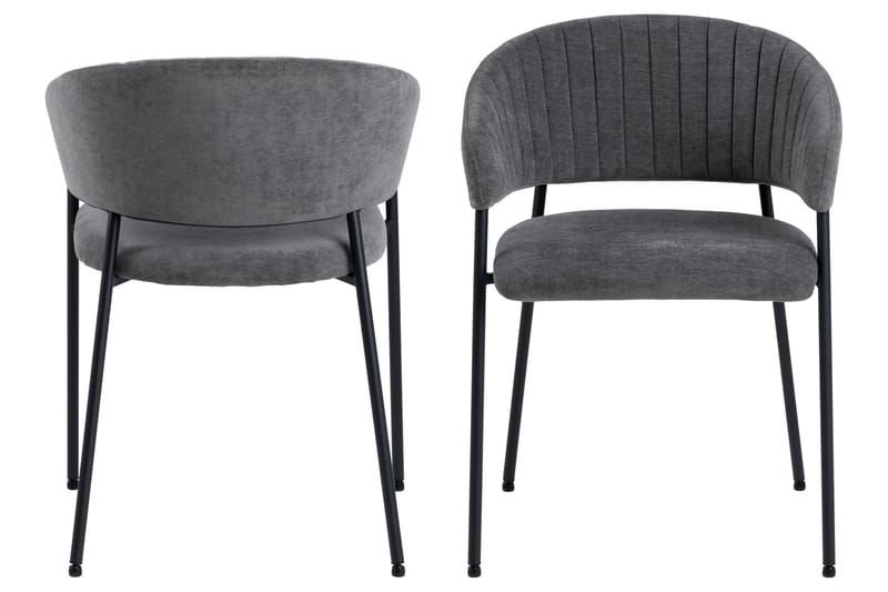 Sanno Karmstol - Grå - Products - Möbler - Fåtölj & stolar - Karmstol