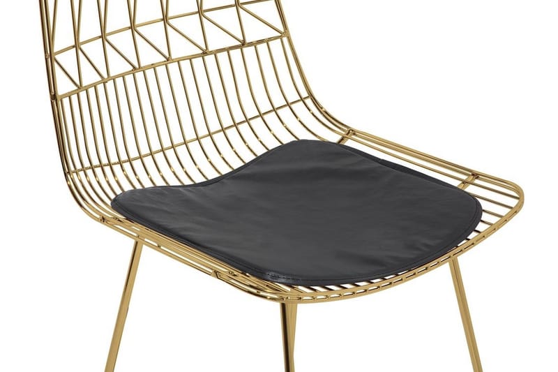 Set med 2 barstolar PRESTON Metall Guld 48cm - Guld - Products - Möbler - Fåtölj & stolar - Barstol & barpall