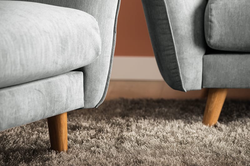 Trend Lyx Fåtölj - Grå/Ek - Products - Möbler - Fåtölj & stolar - Fåtölj