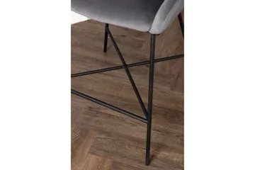 Velvet Barstol - Mörkgrå - Products - Möbler - Fåtölj & stolar - Barstol & barpall