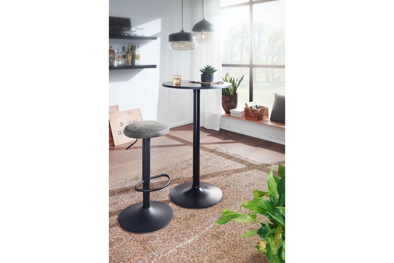 Willowdale Barstol - Mörkgrå/Svart - Products - Möbler - Fåtölj & stolar - Barstol & barpall