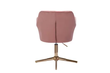 Willowdale Kontorsstol med Armstöd - Rosa/Guld - Products - Möbler - Fåtölj & stolar - Kontorsstol & skrivbordsstol