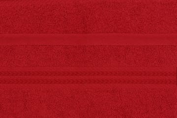 Hobby Handduk 30x50 cm 6-pack - Röd - Products - Textil & mattor - Badrumstextil - Handdukar