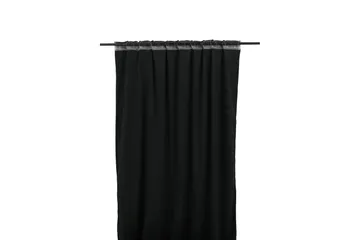 Mary Gardin 135x250 cm - Svart - Products - Textil & mattor - Gardiner - Gardinlängder - Kanallängd