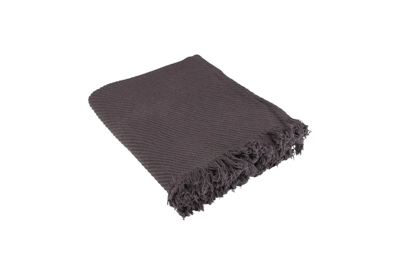 Kasper Filt 130x170 cm - Grafitgrå - Products - Textil & mattor - Filt & pläd