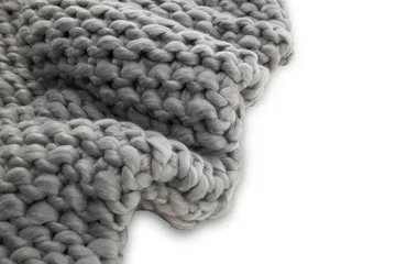 Kate Pläd 130x170 cm - Ljusgrå - Products - Textil & mattor - Filt & pläd