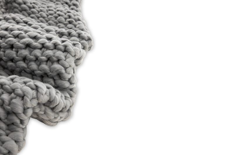 Kate Pläd 130x170 cm - Ljusgrå - Products - Textil & mattor - Filt & pläd