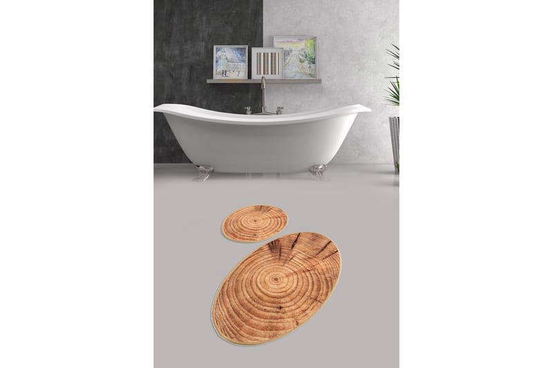 Chilai Home Badmatta Set om 2 - Multi - Products - Textil & mattor - Matta - Badrumsmatta