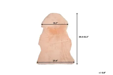 Uluru Fårskinn 65|110 cm - Rosa - Products - Textil & mattor - Matta - Fäll & skinnmatta - Fårskinn & lammskinn