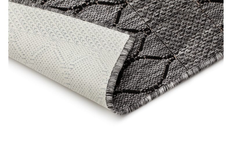 Madrid Bell Flatvävd Matta 80x150 - Grå/Svart - Products - Textil & mattor - Matta - Flatvävd matta