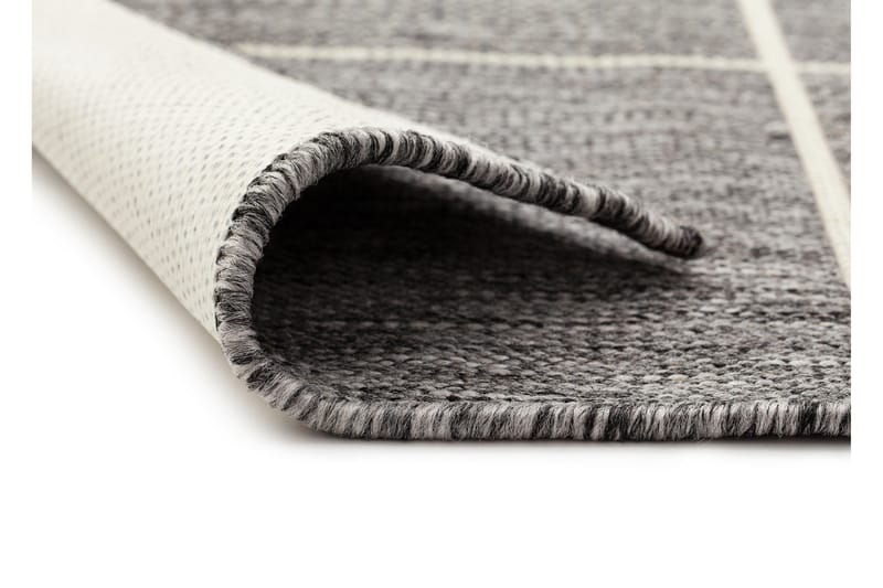 Madrid Square Flatvävd Matta 80x240 - Grå/Vit - Products - Textil & mattor - Matta - Flatvävd matta