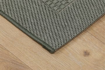 Miami Flatvävd Matta Fyrkantig 240x240 cm - Grön - Products - Textil & mattor - Matta - Små mattor