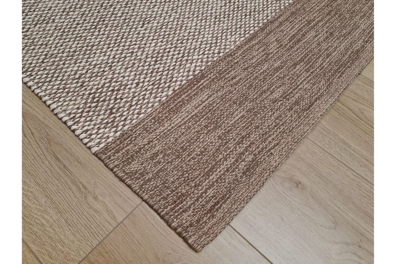 Alva Bomullsmatta 240x340 cm Rektangulär - Mörkbeige - Products - Textil & mattor - Matta - Modern matta - Bomullsmatta