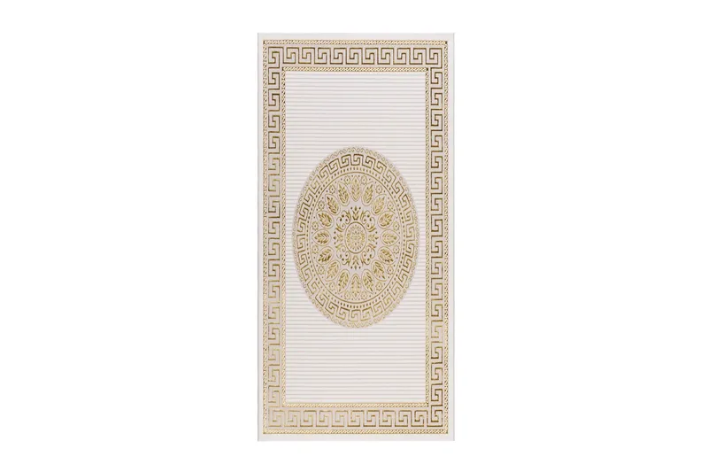 Ankara Wiltonmatta 80x150 cm, Beige/Guld