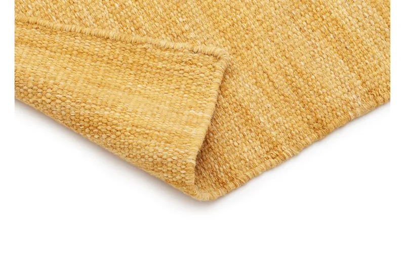 Birka Ullmatta Rektangulär 75x230 cm - Ockragul - Products - Textil & mattor - Matta - Modern matta - Ullmatta