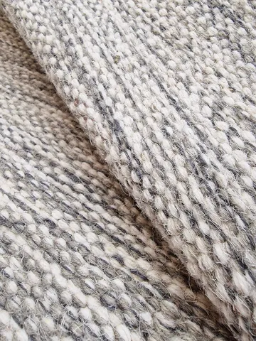 Birka Ullmatta Rektangulär 75x230 cm - Silver - Products - Textil & mattor - Matta - Modern matta - Ullmatta