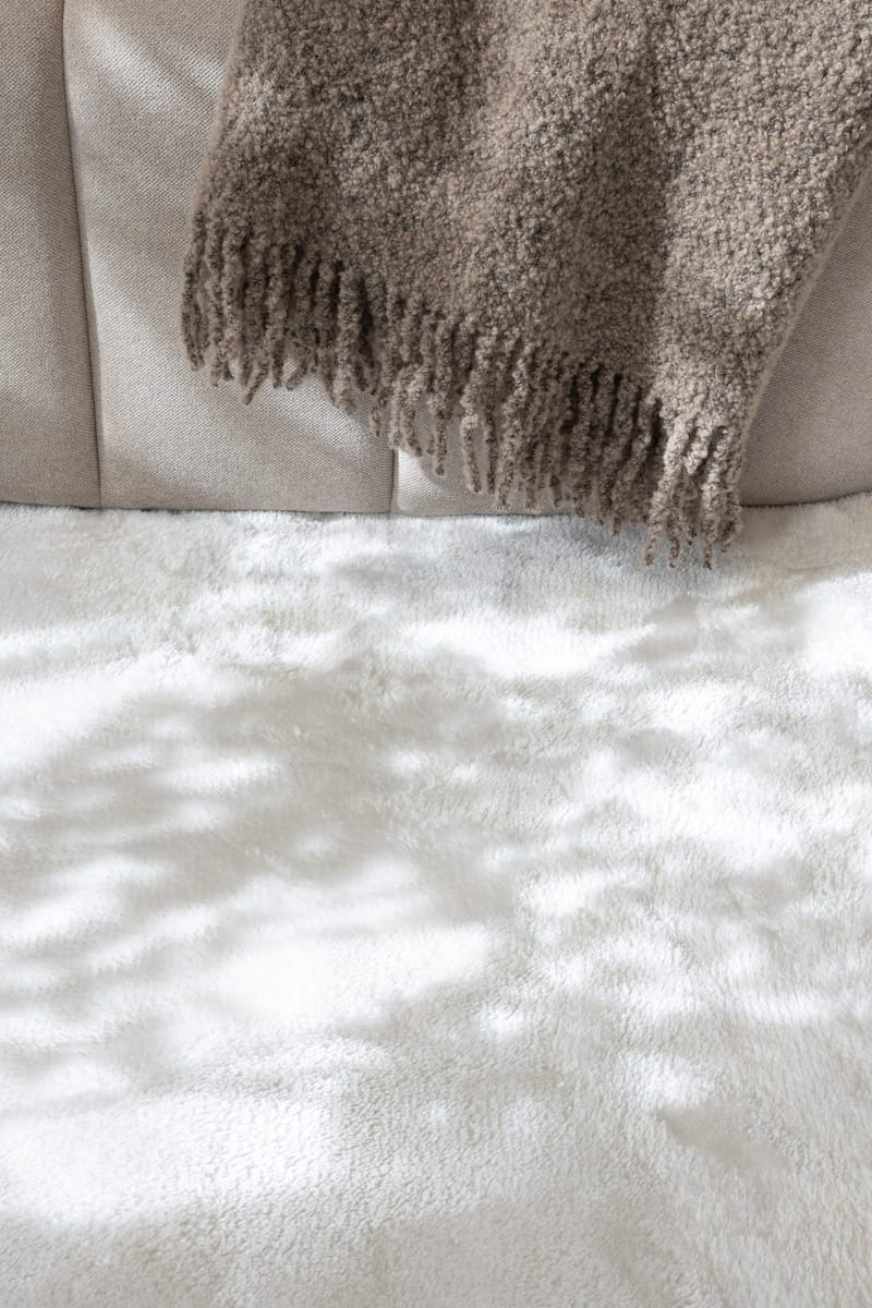 Cozy Ryamatta 110x160 cm Rektangulär - Vit - Products - Textil & mattor - Matta - Modern matta - Ryamatta